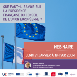 [WEBINAIRE] « Que faut-il savoir sur la présidence française du Conseil de l’Union européenne ? »