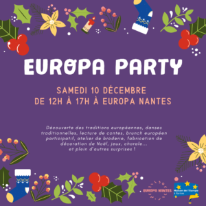 Europa Party : la fête de fin d'année européenne !